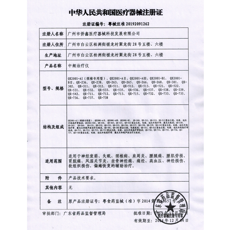 2019醫(yī)療器械注冊證30